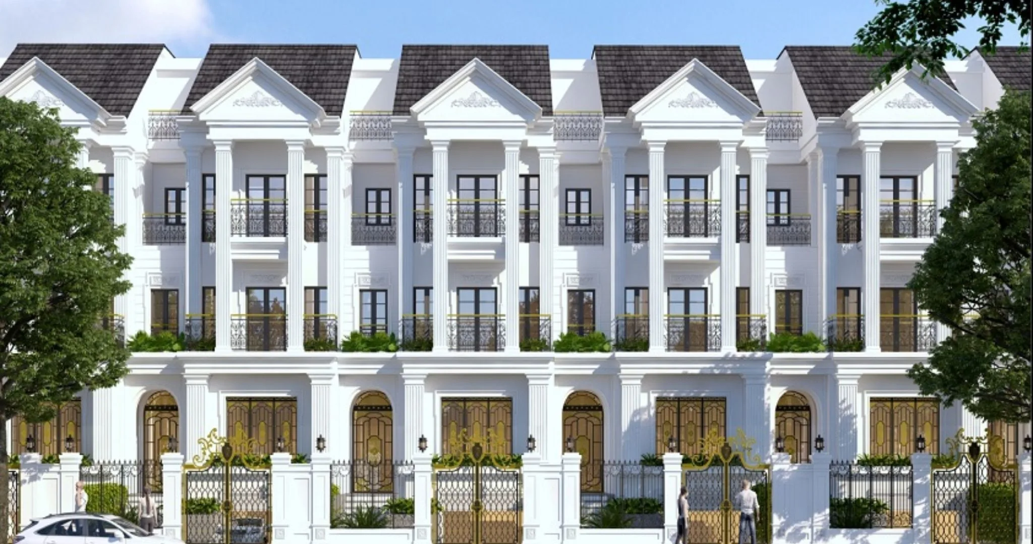 Nhà cho thuê shophouse mặt tiền rộng