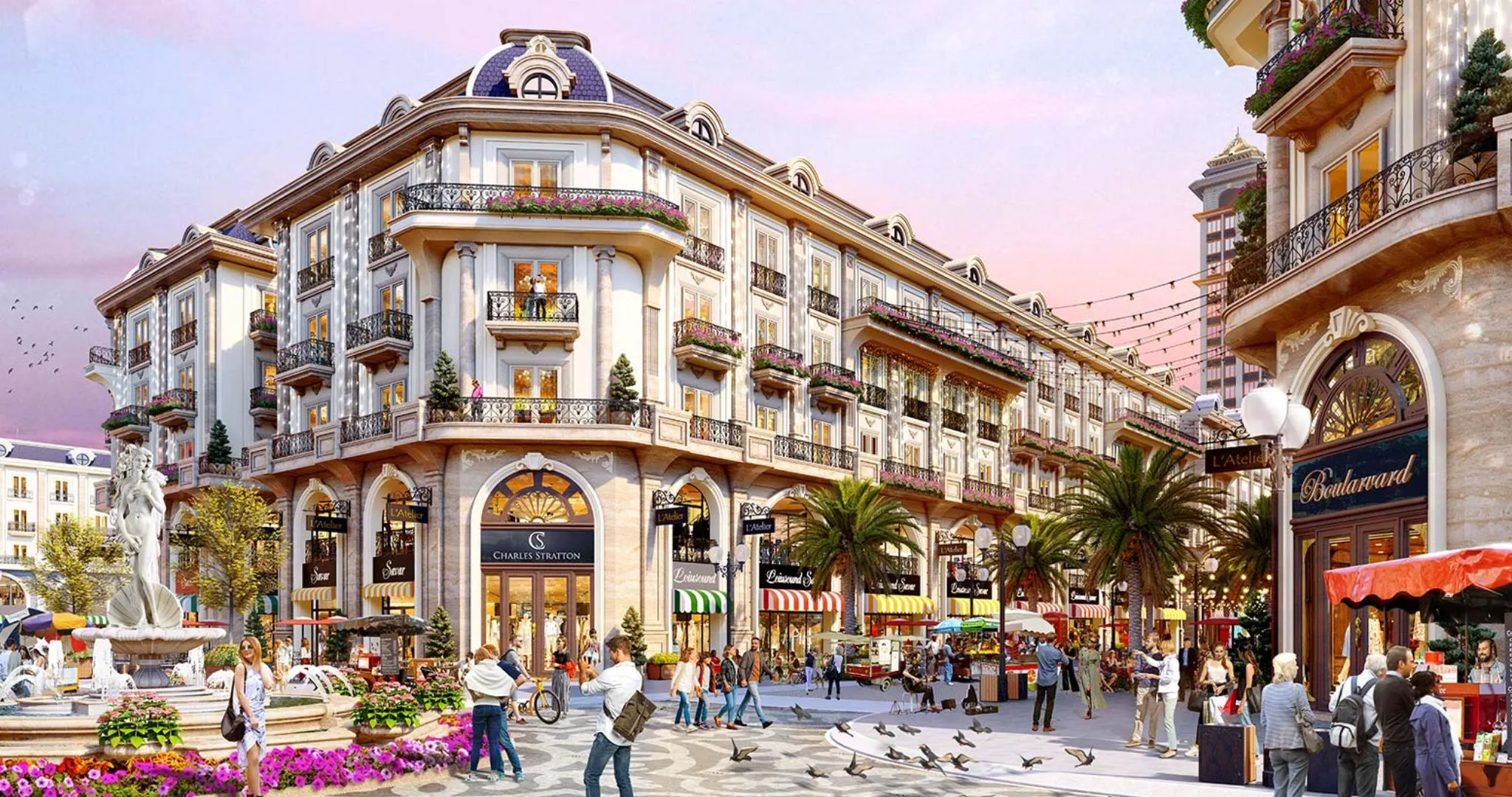 Cho thuê shophouse mặt tiền rộng