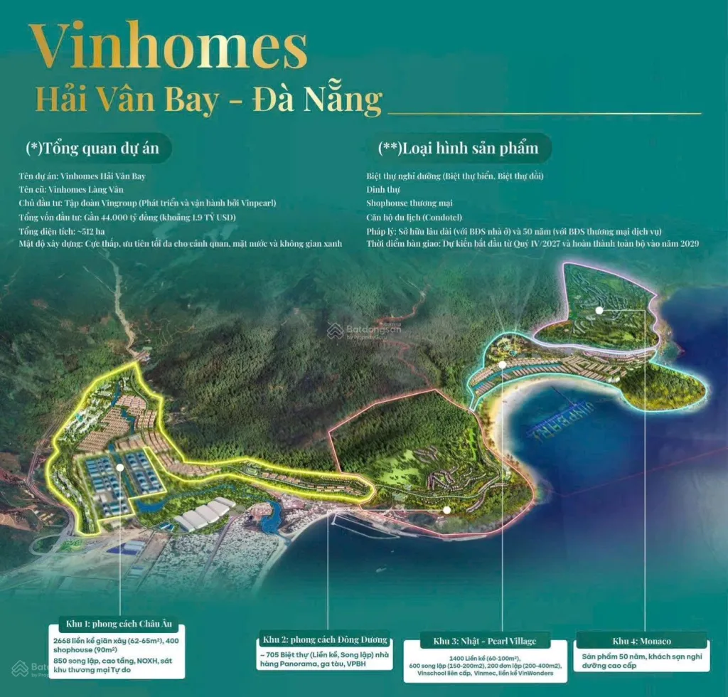 Bùng nổ giai đoạn 1 Vinhomes Hải Vân Bay – Cơ hội đầu tiên, booking ngay từ 50 triệu